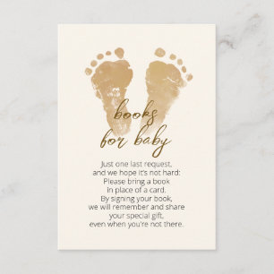 Little Ray of Sunshine Baby Shower Books for Baby Enclosure Card