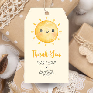 Little Ray of Sunshine Baby Shower Favour Tags