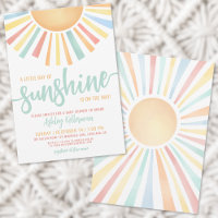 Little Ray Of Sunshine Boho Baby Shower