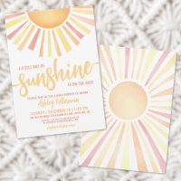 Little Ray Of Sunshine Boho Baby Shower