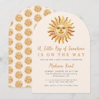 Little Ray of Sunshine Boho Sun Baby Shower