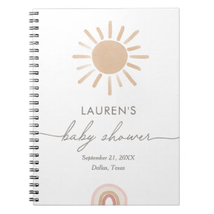 Little Ray of Sunshine Girl Baby Shower Guest Book