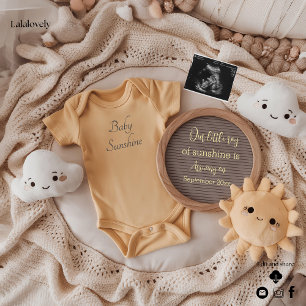 Little ray of sunshine pregnancy announcement 
