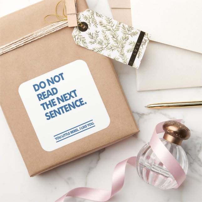 Little Rebel Square Sticker (Gifting)