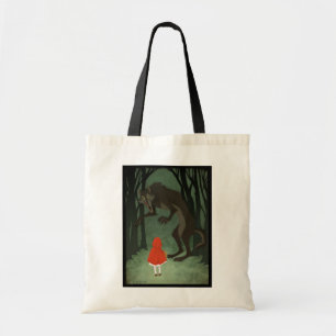 Little Red and the Wolf Tote Bag