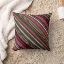 Little Red Berries Red and Green Stripe and Plaid