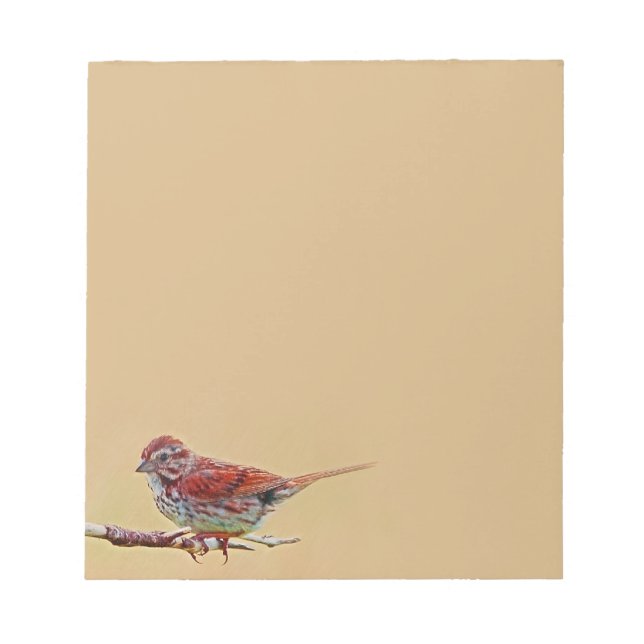 Little Red Bird Notepad (Front)