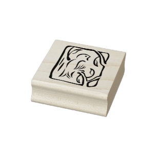 Little Red Bird Rubber Stamp