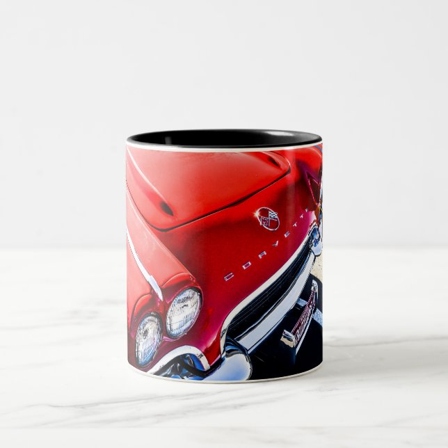 Little Red Corvette Two-Tone Coffee Mug (Center)