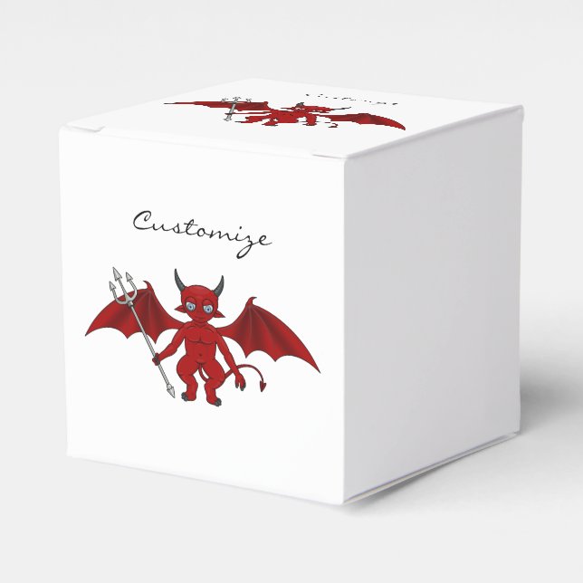 Little Red Devil Thunder_Cove Favour Box (Front Side)