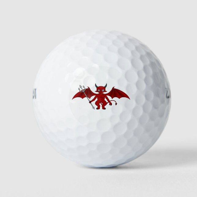 Little Red Devil Thunder_Cove Golf Balls (Front)