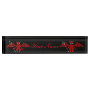 Little Red Devil Thunder_Cove Nameplate