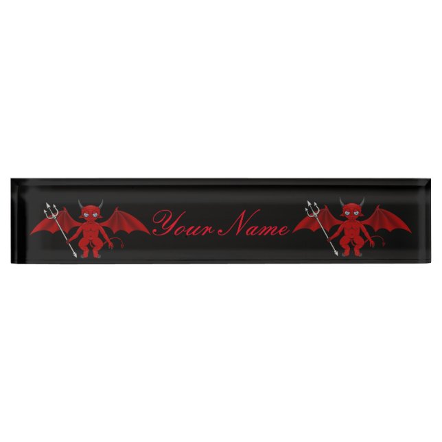 Little Red Devil Thunder_Cove Nameplate (Front)