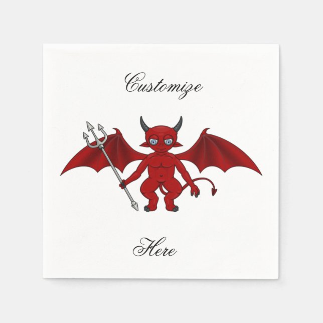 Little Red Devil Thunder_Cove Napkin (Front)