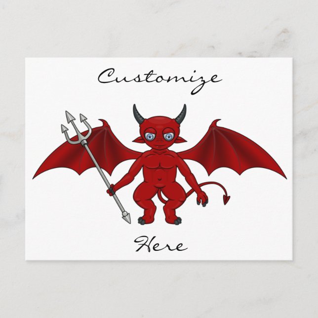 Little Red Devil Thunder_Cove Postcard (Front)