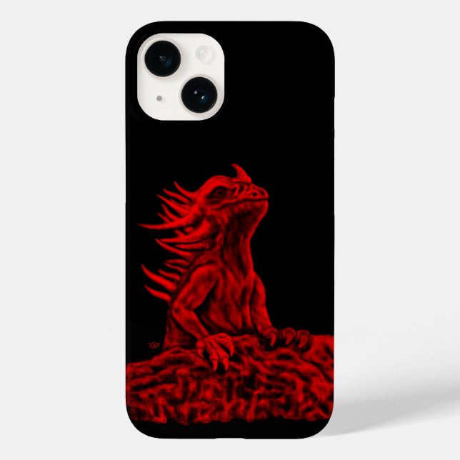 Little red Dragon Case-Mate iPhone Case (Back)