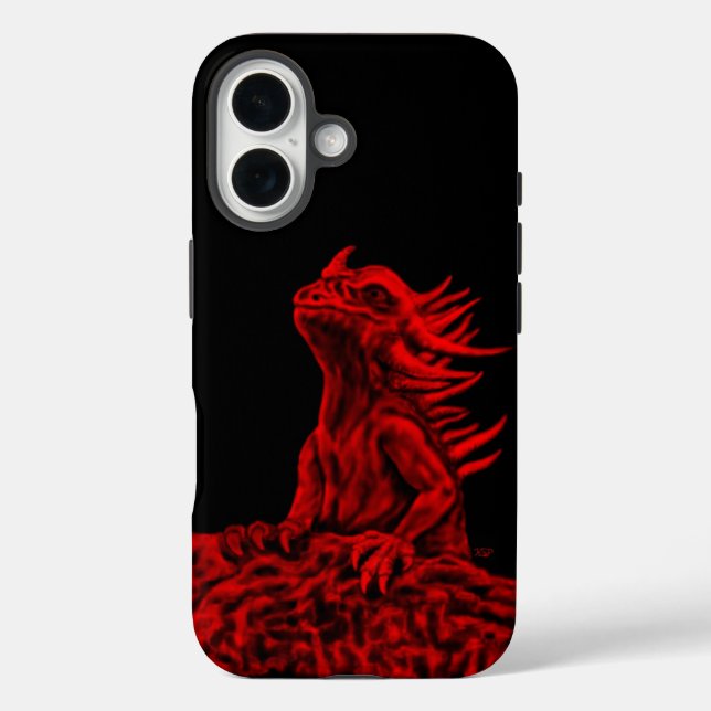 Little red Dragon Case-Mate iPhone Case (Back)