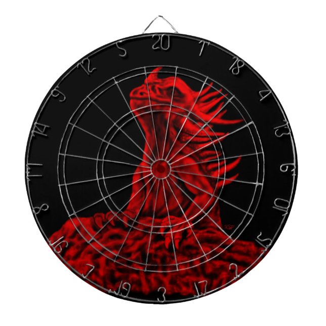 Little red Dragon Dartboard (Front)