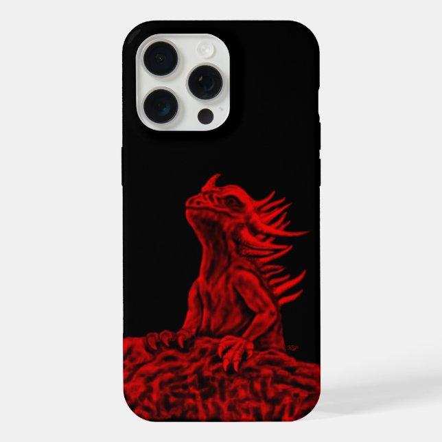 Little red Dragon iPhone Case (Back)