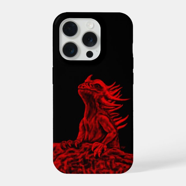 Little red Dragon iPhone Case (Back)