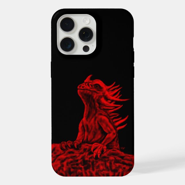 Little red Dragon iPhone Case (Back)