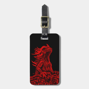 Little red Dragon Luggage Tag