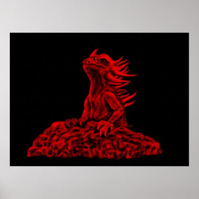 Little red Dragon Poster (Front)