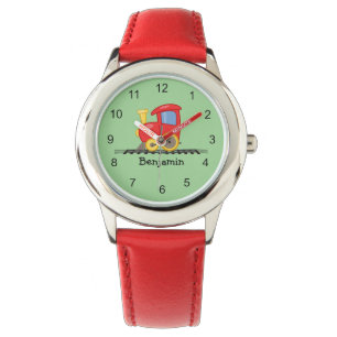Little Red Engine Design Kids' Watch