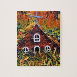 Little Red Fairy House Jigsaw Puzzle