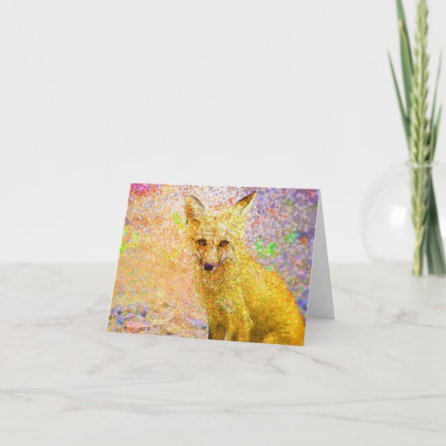 Little Red Fox Art Card (Front)