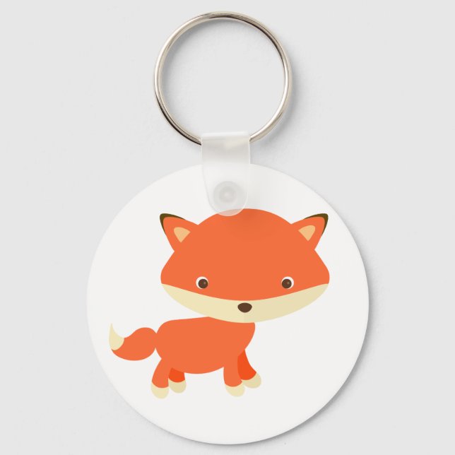 Little red fox key ring (Front)