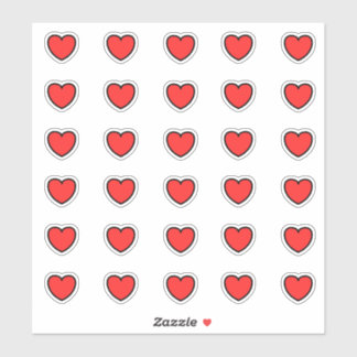 Little Red Hearts pattern