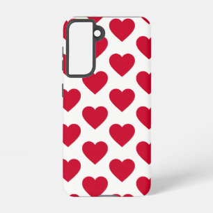 Little Red Hearts Samsung Galaxy Case