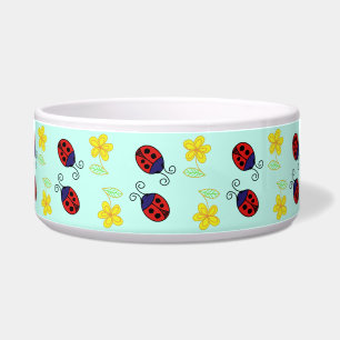 Little red ladybird pets bowl