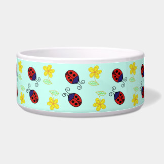 Little red ladybird pets bowl