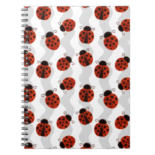 Little Red Ladybug Pattern Notebook