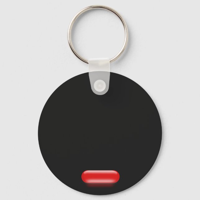 Little Red Pill Key Ring (Front)