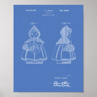 Little Red Riding Hood 1943 Patent Art Blueprint