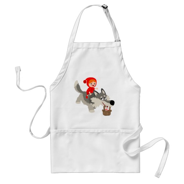 Little Red Riding Hood and The Wolf Apron (Front)