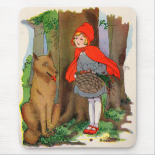 Little Red Riding Hood and the Wolf Mouse Pad