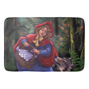 Little Red Riding Hood Art Bath Mat