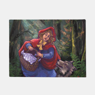 Little Red Riding Hood Art Doormat
