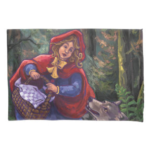 Little Red Riding Hood Art Pillowcase