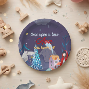 Little red riding hood Birthday Paper Plate