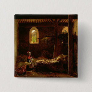 Little Red Riding Hood, c.1820 15 Cm Square Badge