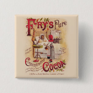 Little Red Riding Hood Cocoa 15 Cm Square Badge