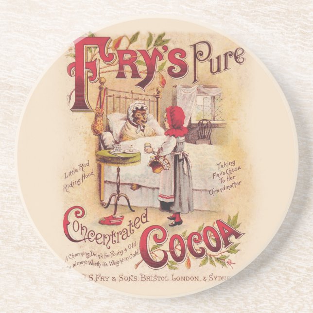 Little Red Riding Hood Cocoa Coaster (Front)