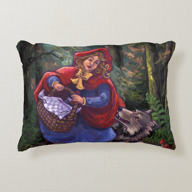 Little Red Riding Hood Decorative Cushion (Front)