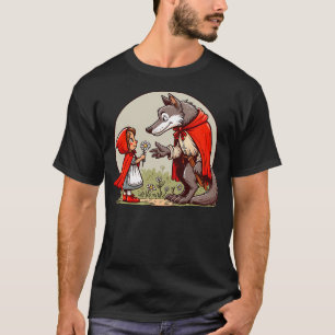 Little Red Riding Hood Fairy Tale Wolf Fairy Tale T-Shirt