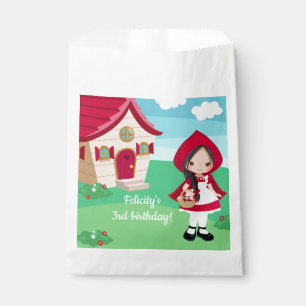 Little Red Riding Hood Fairytale Girls Birthday Favour Bag
